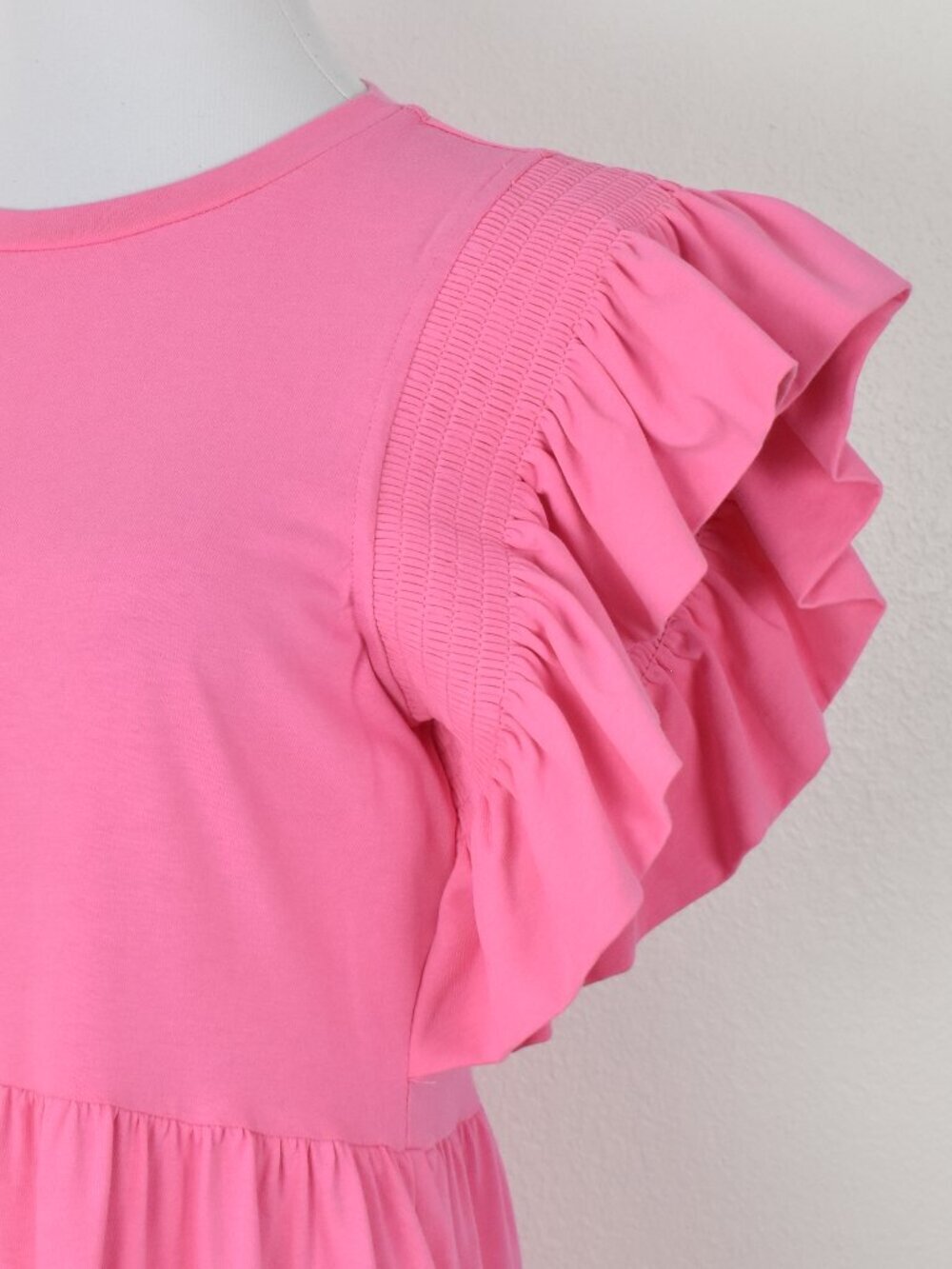 English Factory Knit Ruffled Mini Dress - S - Picture 3 of 9